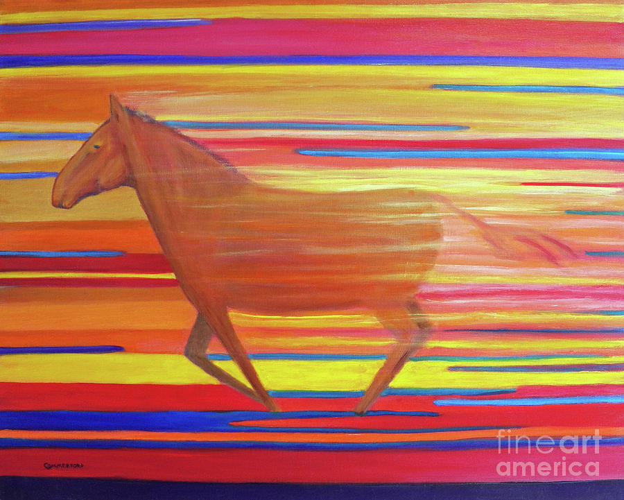 Run With The Sun II Painting by Brian  Commerford