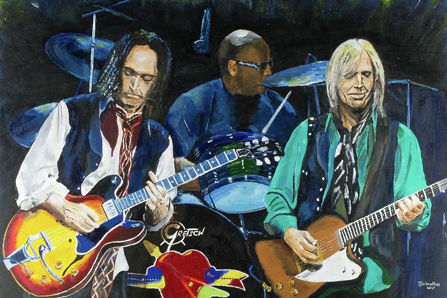 Tom Petty Painting - Runnin Down a Dream - Tom Petty by Bruce Schmalfuss
