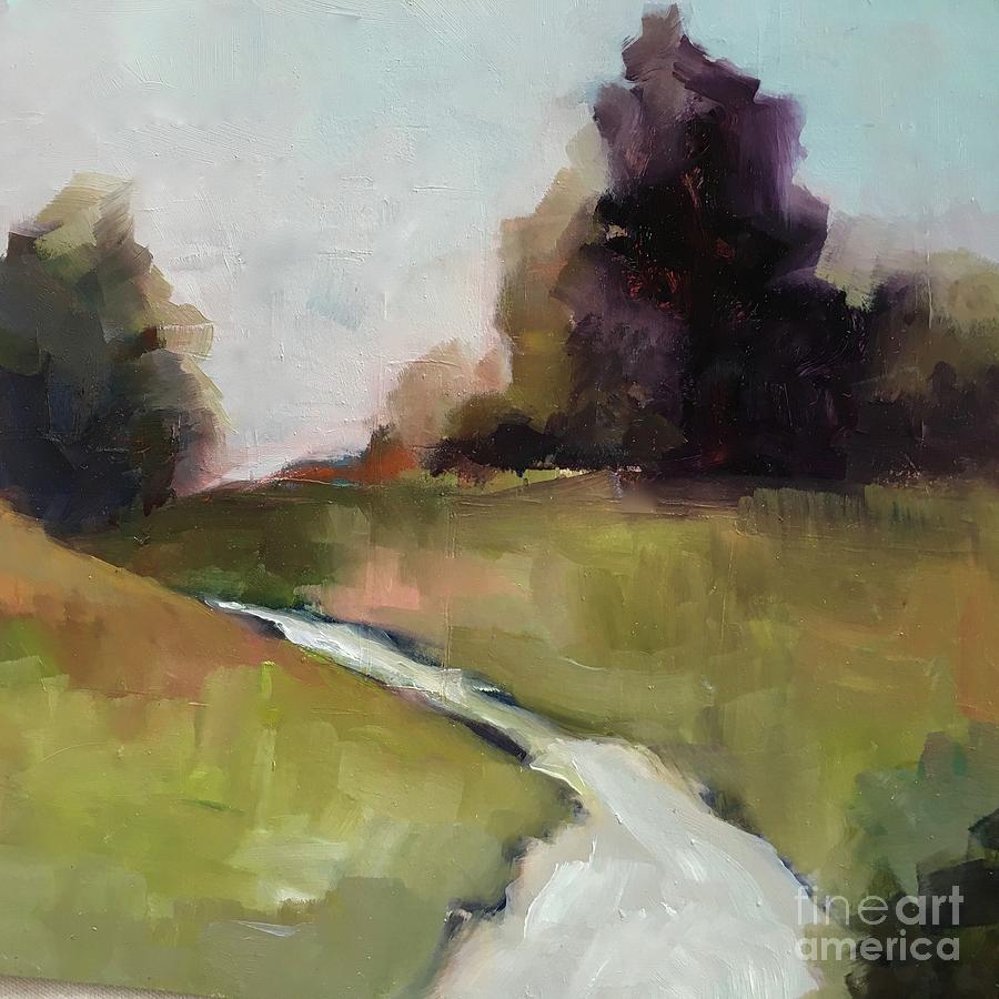 Running Stream Painting by Michelle Abrams