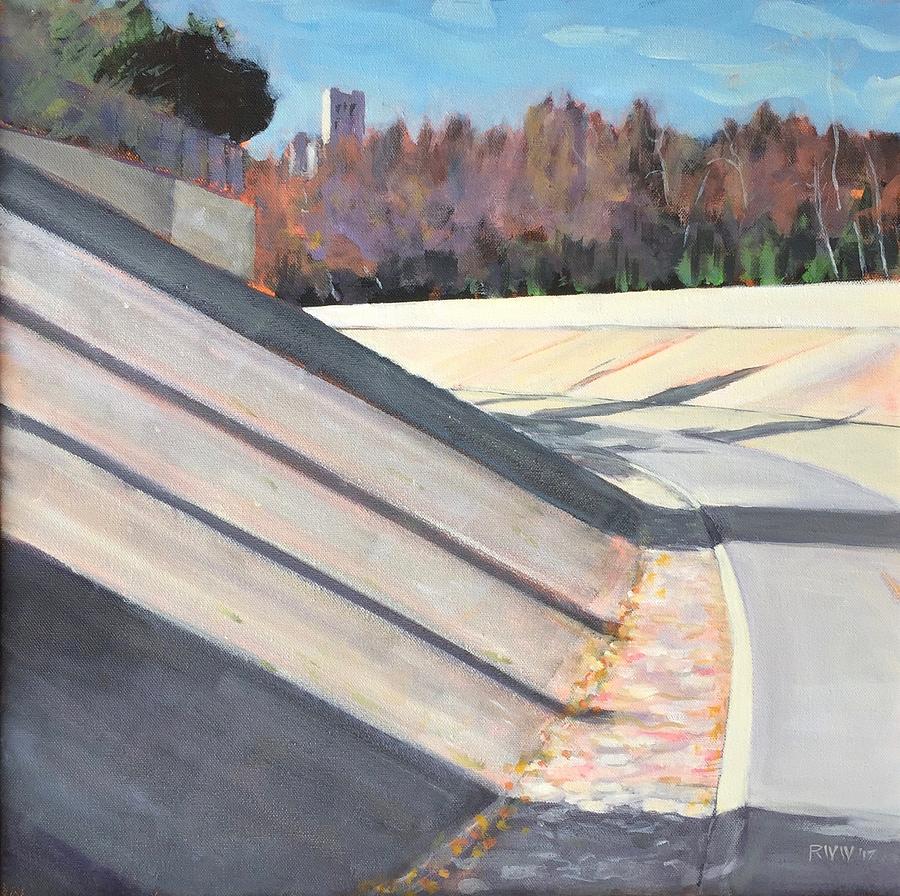 Running the Arroyo, Dry Painting by Richard Willson