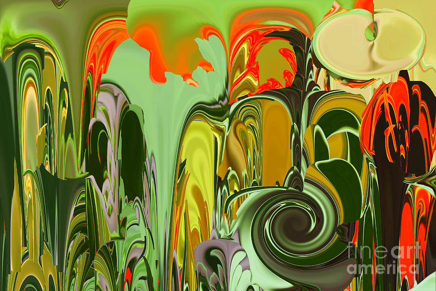 Abstract Photograph - Running through the Jungle by Rick Rauzi