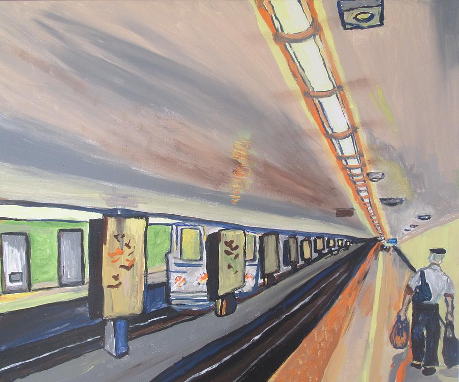 Runnymede Subway Station Painting by Jennylynd James
