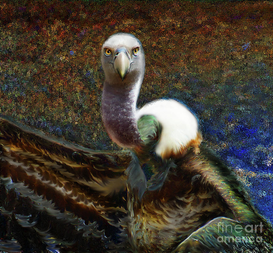 Ruppells Vulture Digital Art by Lisa Redfern