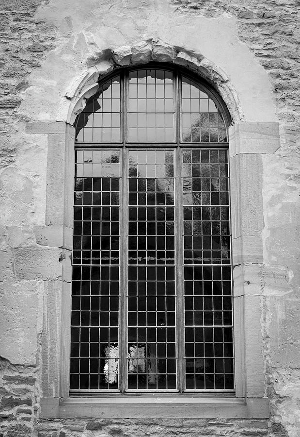 Ruprechtsbau Window B W Photograph by Teresa Mucha