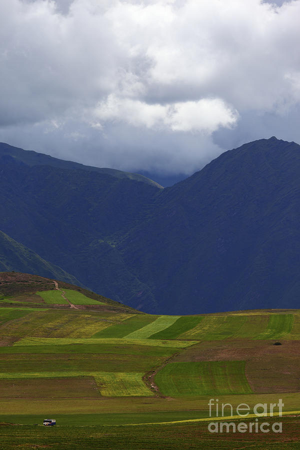 Rural Bus Ride Near Cusco Photograph by James Brunker