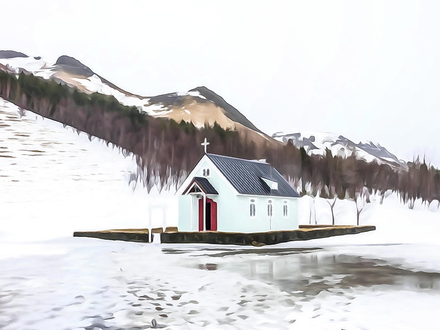 Rural Church in Iceland Photograph by Tom and Pat Cory