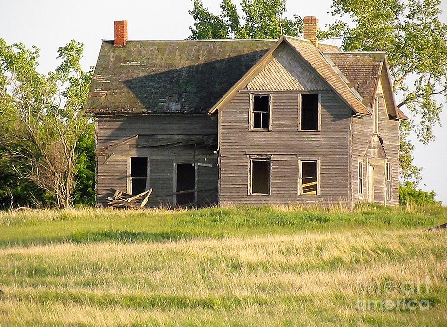 Rural Decay North Dakota old Homestead Photograph by Delynn Addams