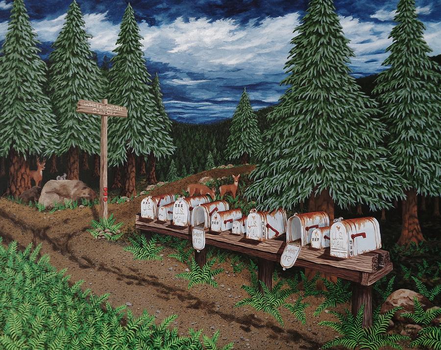Rural Delivery Painting by Katherine Young-Beck