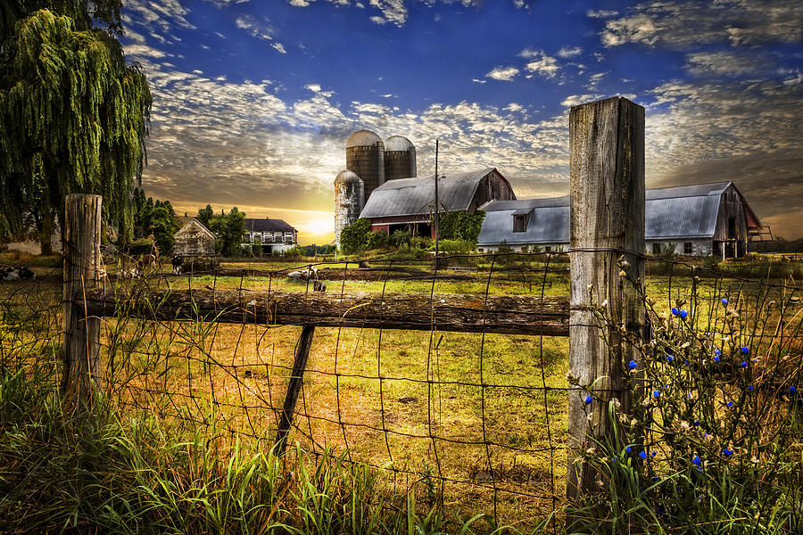 Rural Farms Photograph by Debra and Dave Vanderlaan