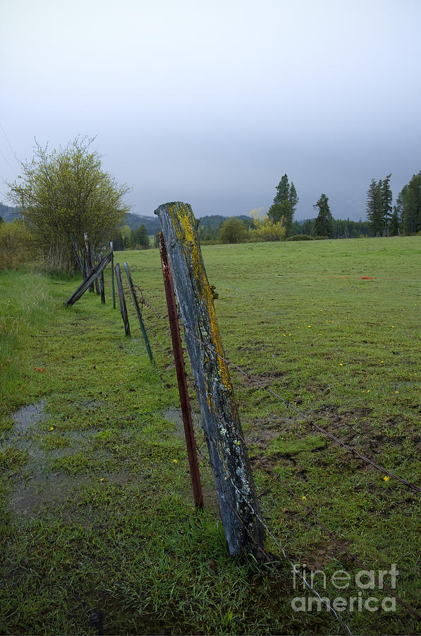 Rural Fence Photograph by Idaho Scenic Images Linda Lantzy