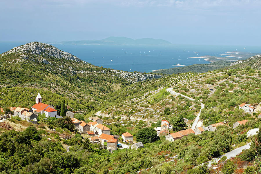 Rural Hvar Island Overview Photograph by Sally Weigand