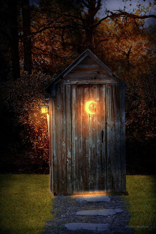 Rural - Outhouse - Do the necessary Photograph by Mike Savad