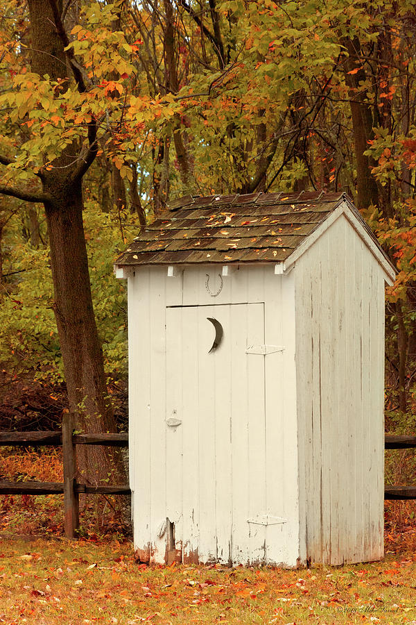 Rural - Outhouse - When nature calls Photograph by Mike Savad