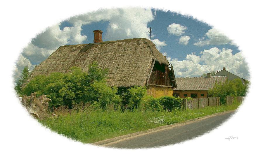 Rural Polish Historic House Mixed Media by Maciek Froncisz