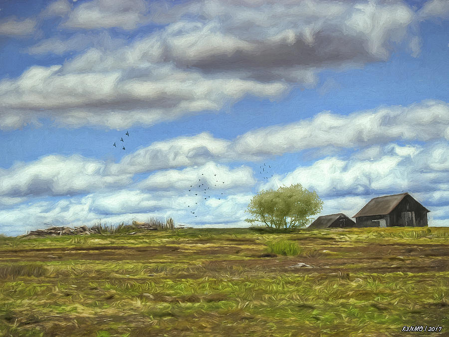 Rural Scene in Northern Maine Digital Art by Ken Morris