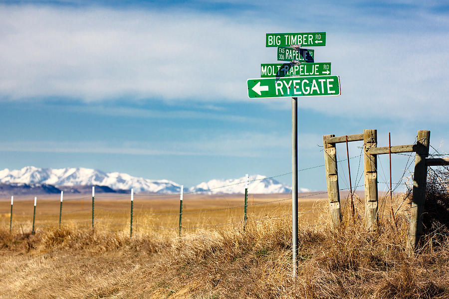 Rural Sign Post Photograph by Todd Klassy
