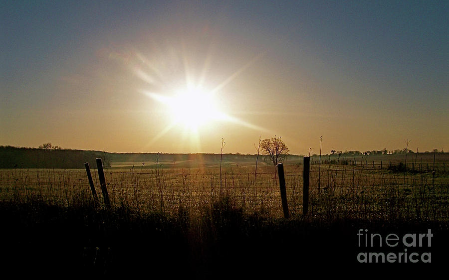Rural Sunrise Photograph by Sue Stefanowicz
