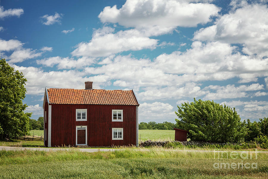 Rural Swedish farmhouse Photograph by Sophie McAulay