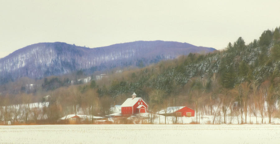 Rural Vermont Digital Art by Sharon Batdorf