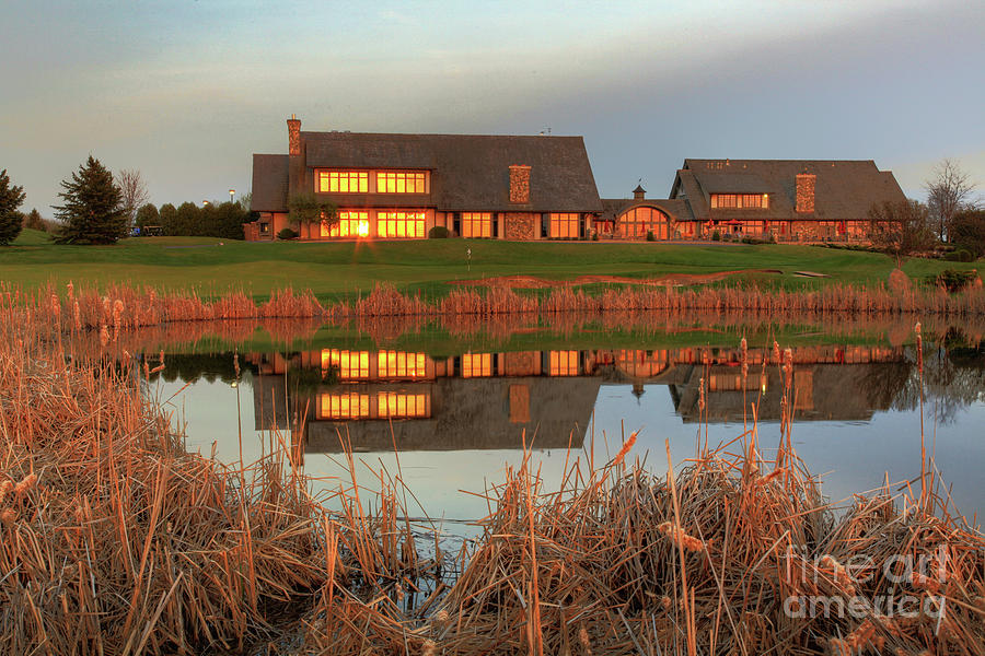 Rush Creek Golf Course Reflections Photograph by Wayne Moran