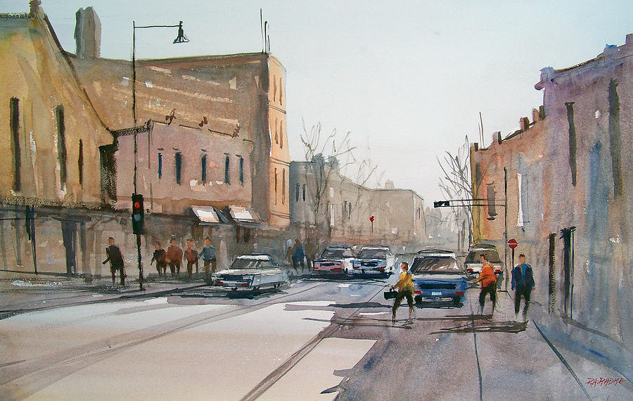 Rush Hour II In Fond Du Lac Painting