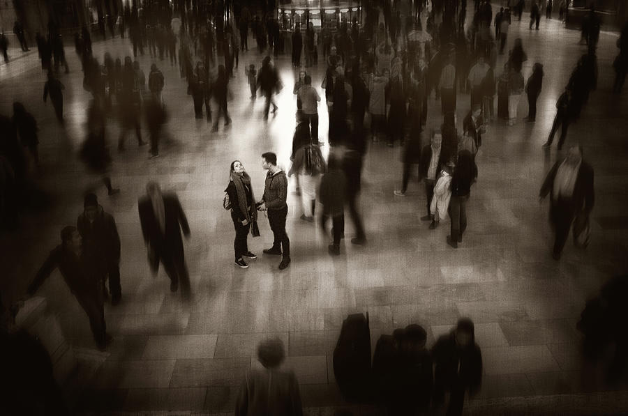 Rush Hour Movie Photograph - The Conversation by Jessica Jenney