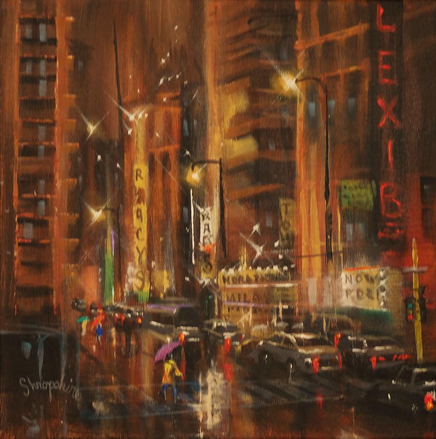 Rush Hour Painting by Tom Shropshire