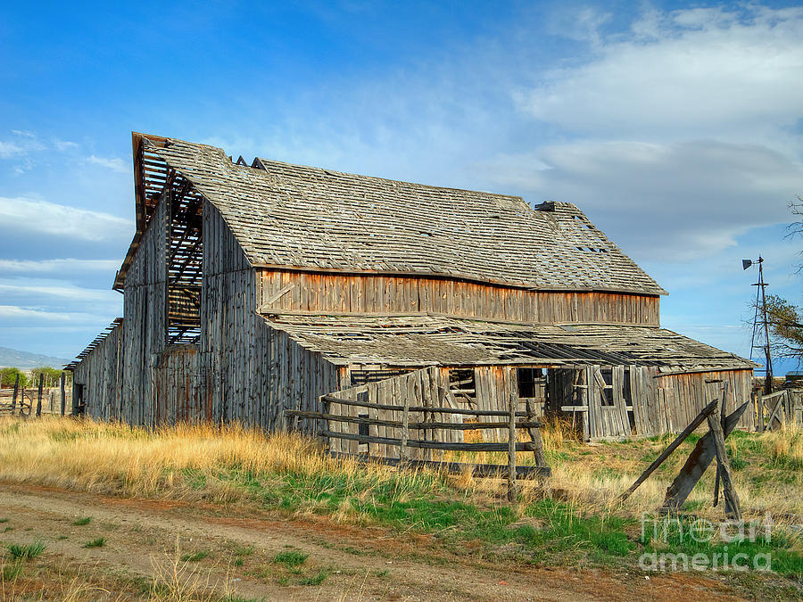 Rush Valley Barn Photograph by Spencer Baugh