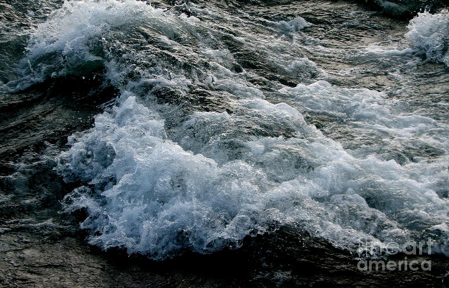Rushing Bubbling Waters of The Niagara River Photograph by Rose Santuci-Sofranko