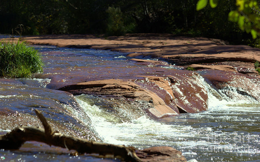 Rushing Sedona Creek Photograph by Carol Komassa