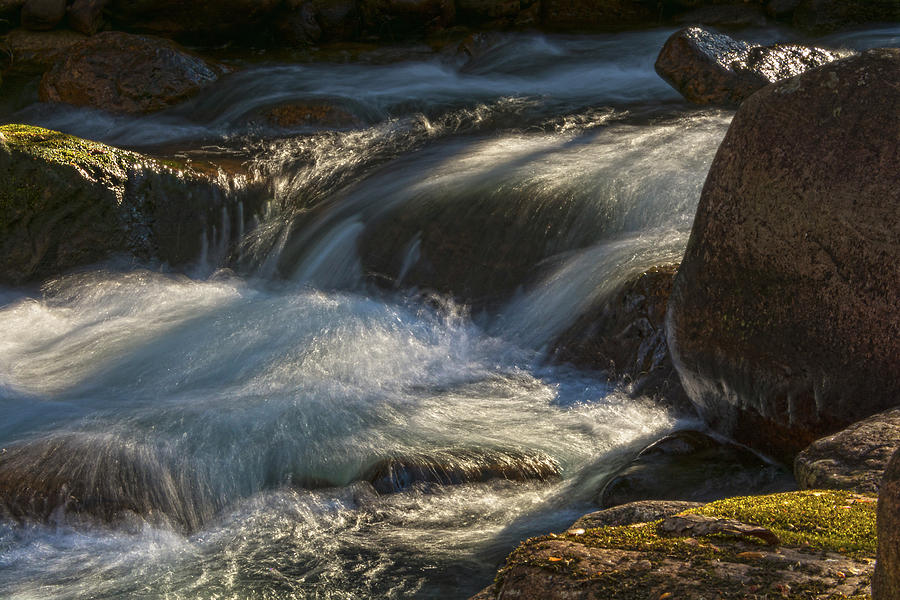 Rushing Water And Light I Photograph by Angelo Marcialis
