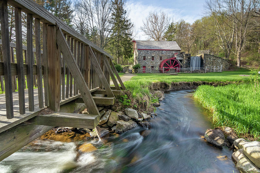Rushing Water at the Grist Mill Photograph by Kristen Wilkinson