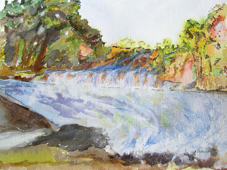 Rushing Water Painting by Barbara Pearston - Fine Art America