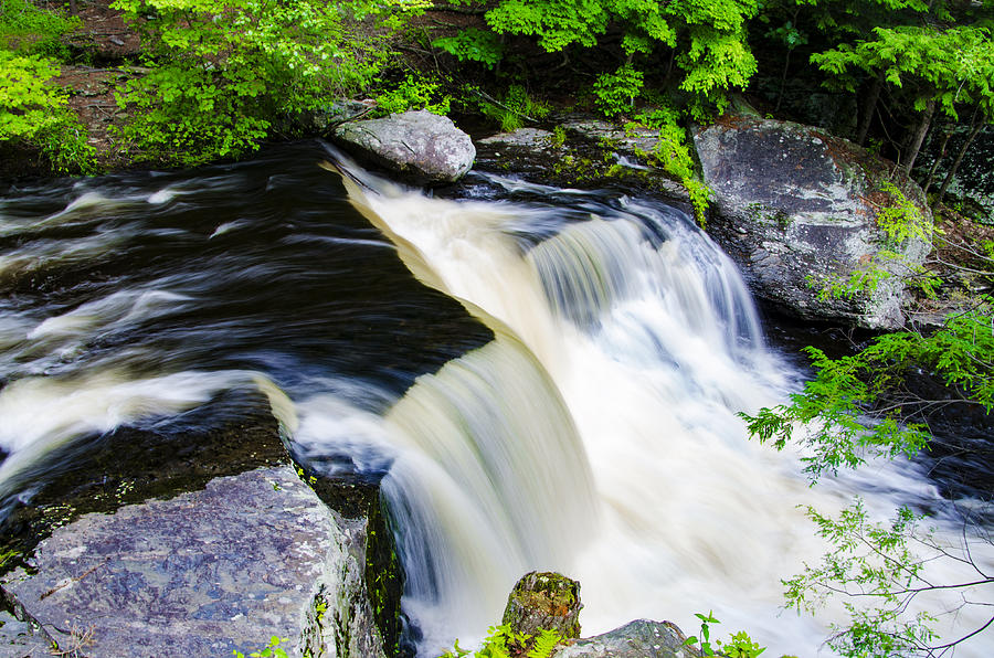 Rushing Water on a Mountain Stream Photograph by Bill Cannon