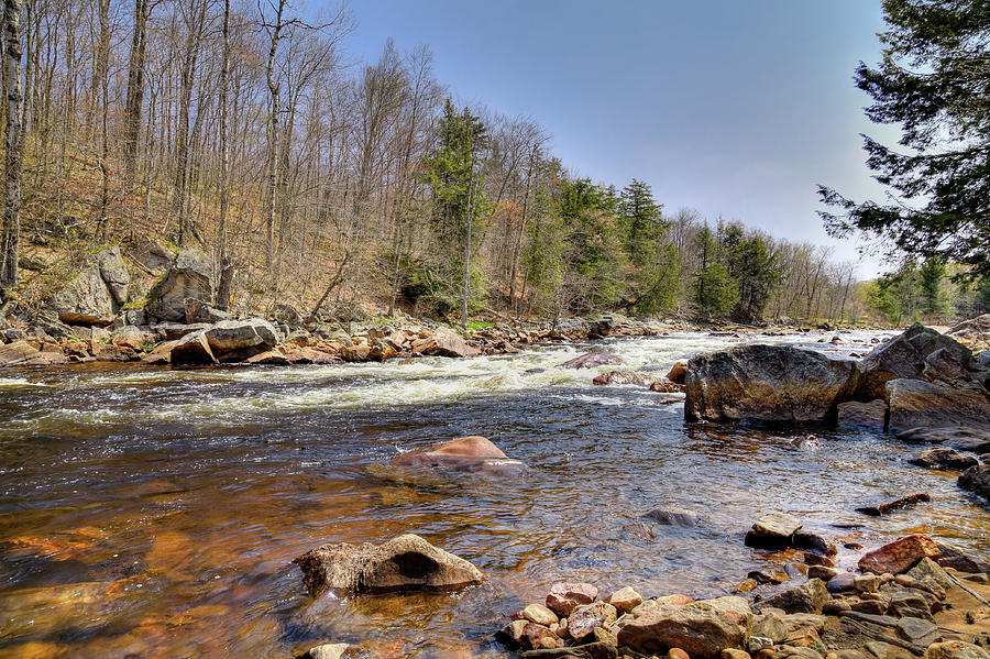 Rushing Waters Of The Moose River Photograph