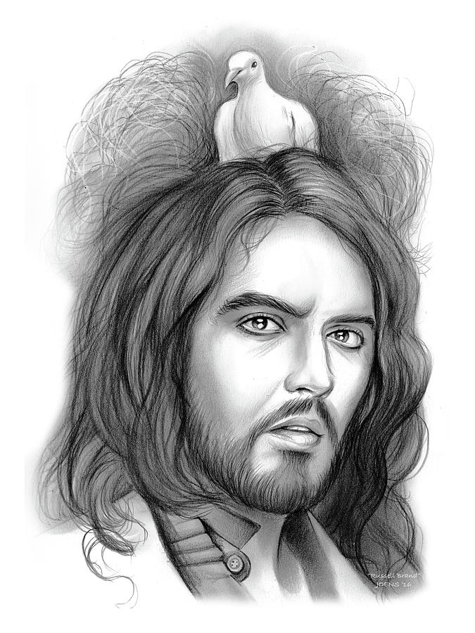 Russell Brand Drawing