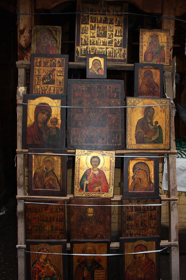 Russia Icons Photograph by Yvonne Ayoub