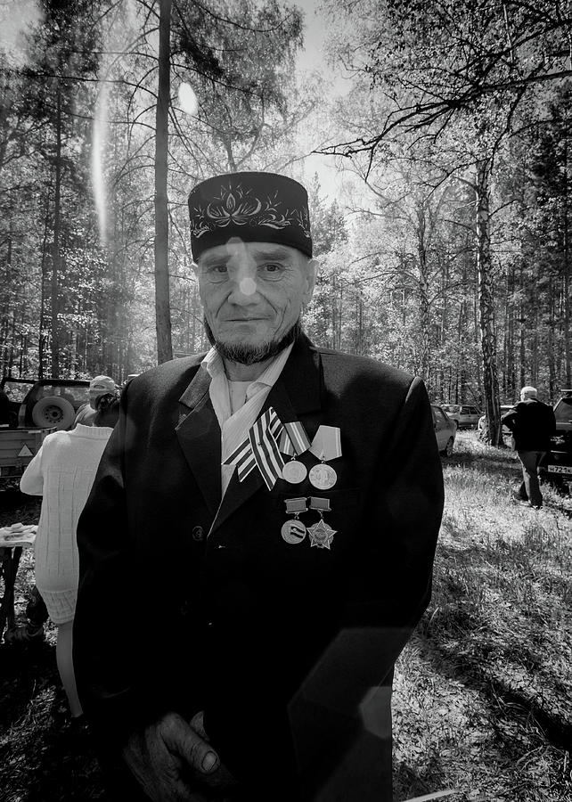 Russian Afghanistan War Veteran Photograph by John Williams