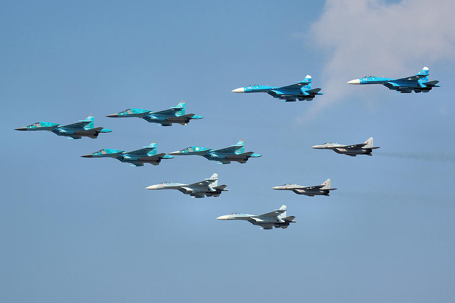 Russian Air Force 100th Anniversary Photograph by Tim Beach