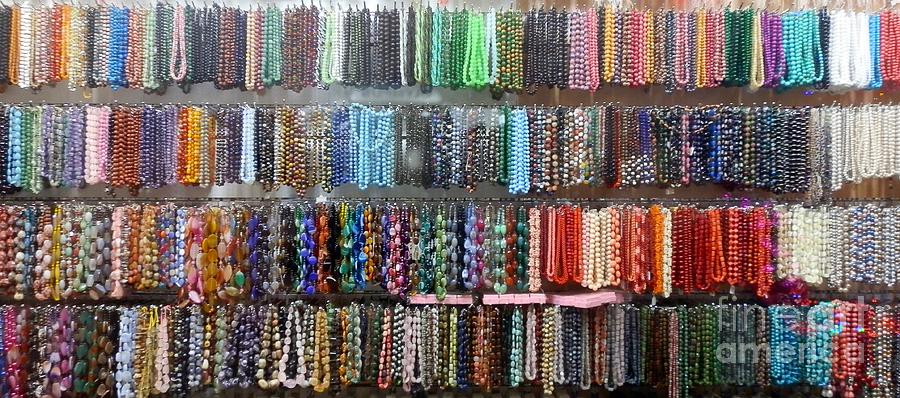 Russian beads display Photograph by Margaret Brooks