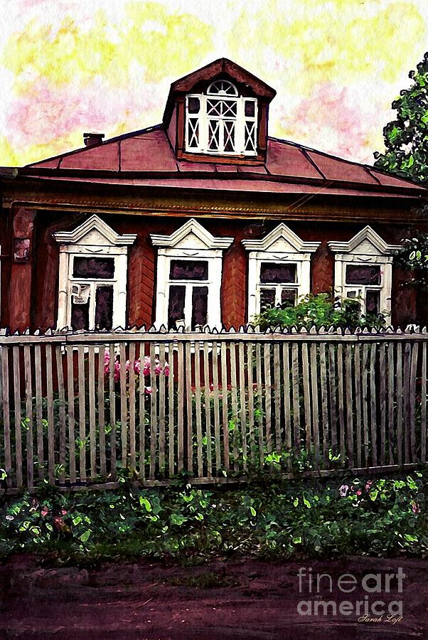 Architecture Photograph - Russian House by Sarah Loft