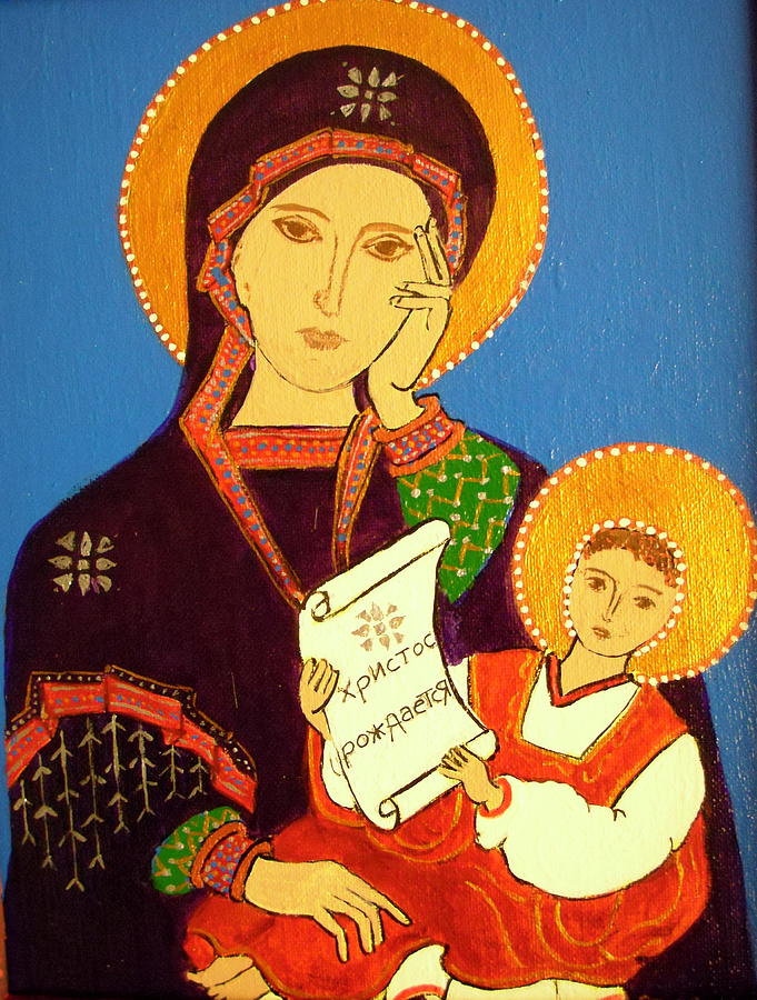 Russian Icon Painting by Stephanie Moore