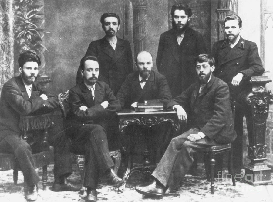 Russian Marxists, 1897 Photograph by Granger