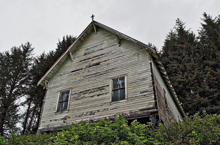 Russian Orthodox Church Angoon Alaska Photograph by Cathy Mahnke