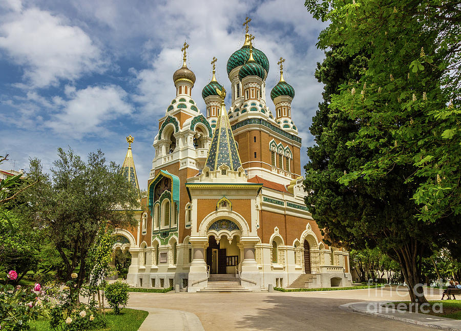 Russian Orthodox Church in Nice, France Photograph by Liesl Walsh