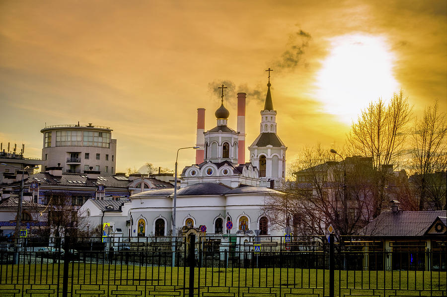 Russian Ortodox Church in Moscow, Russia Photograph by Alexey Stiop