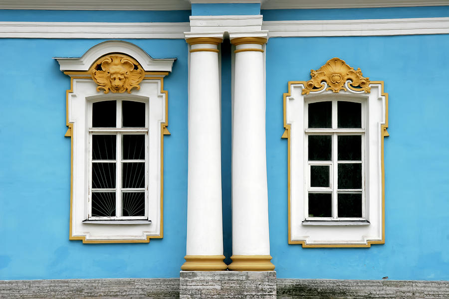 Russian Palace Windows Photograph by KG Thienemann