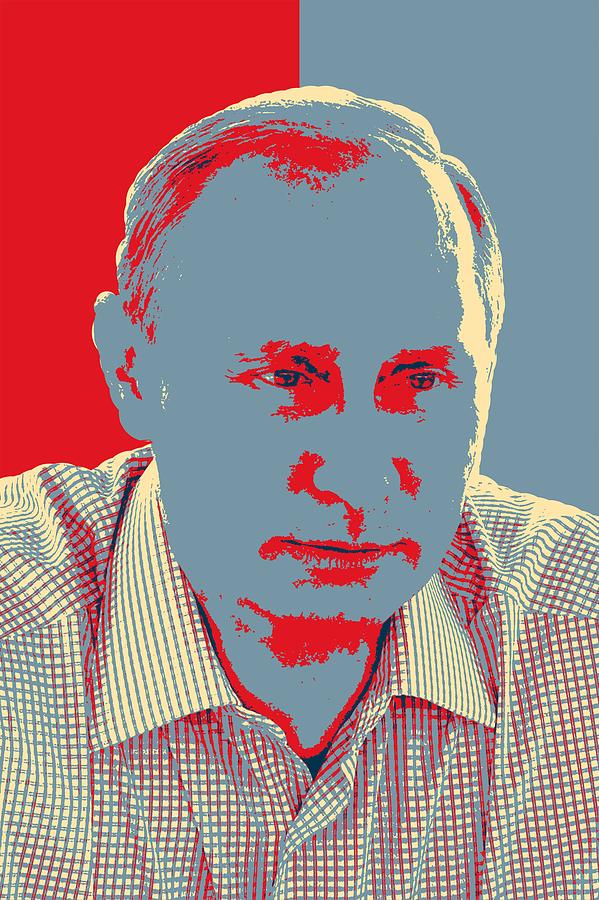 President Vladimir Putin Putin Poster A4 cardboard PLAKAT portrait Mr 