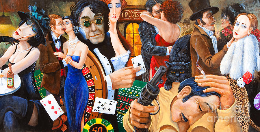 Russian Roulette Painting by Igor Postash