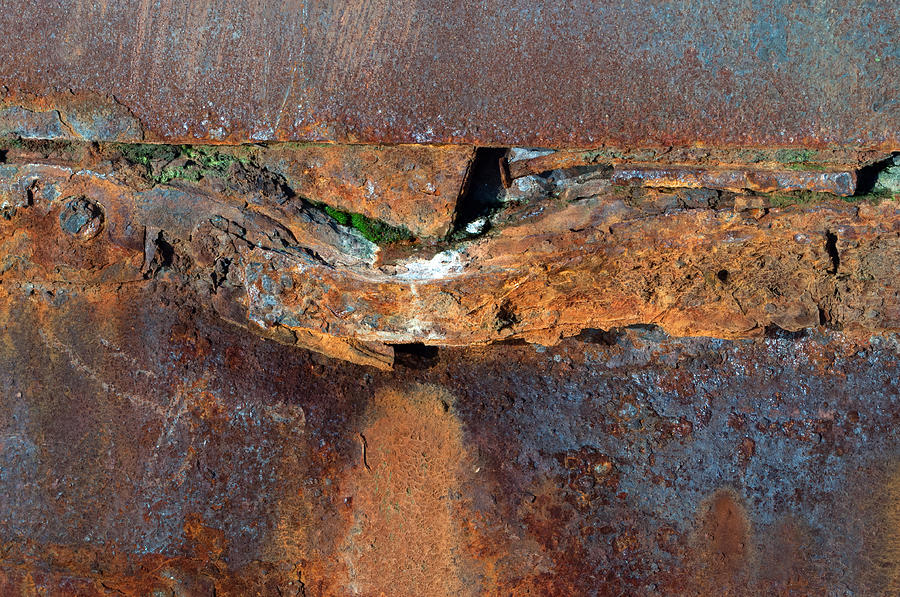 Rust Abstracted Photograph by Cathy Mahnke